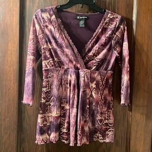 INC International Concepts blouse, multi colored, Petite